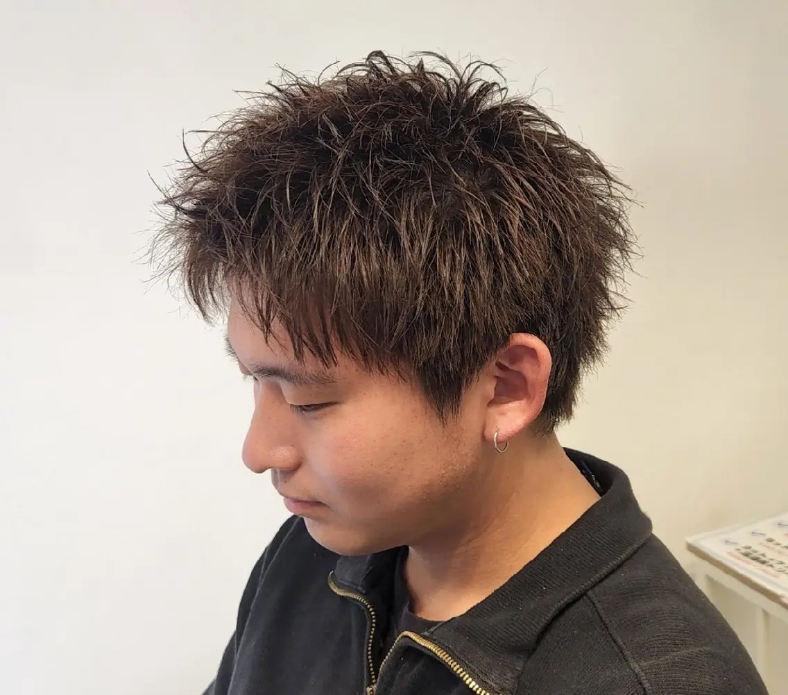 ショート パーマ メンズ 【イケメン風パーマ】 SHOFYのヘアスタイル