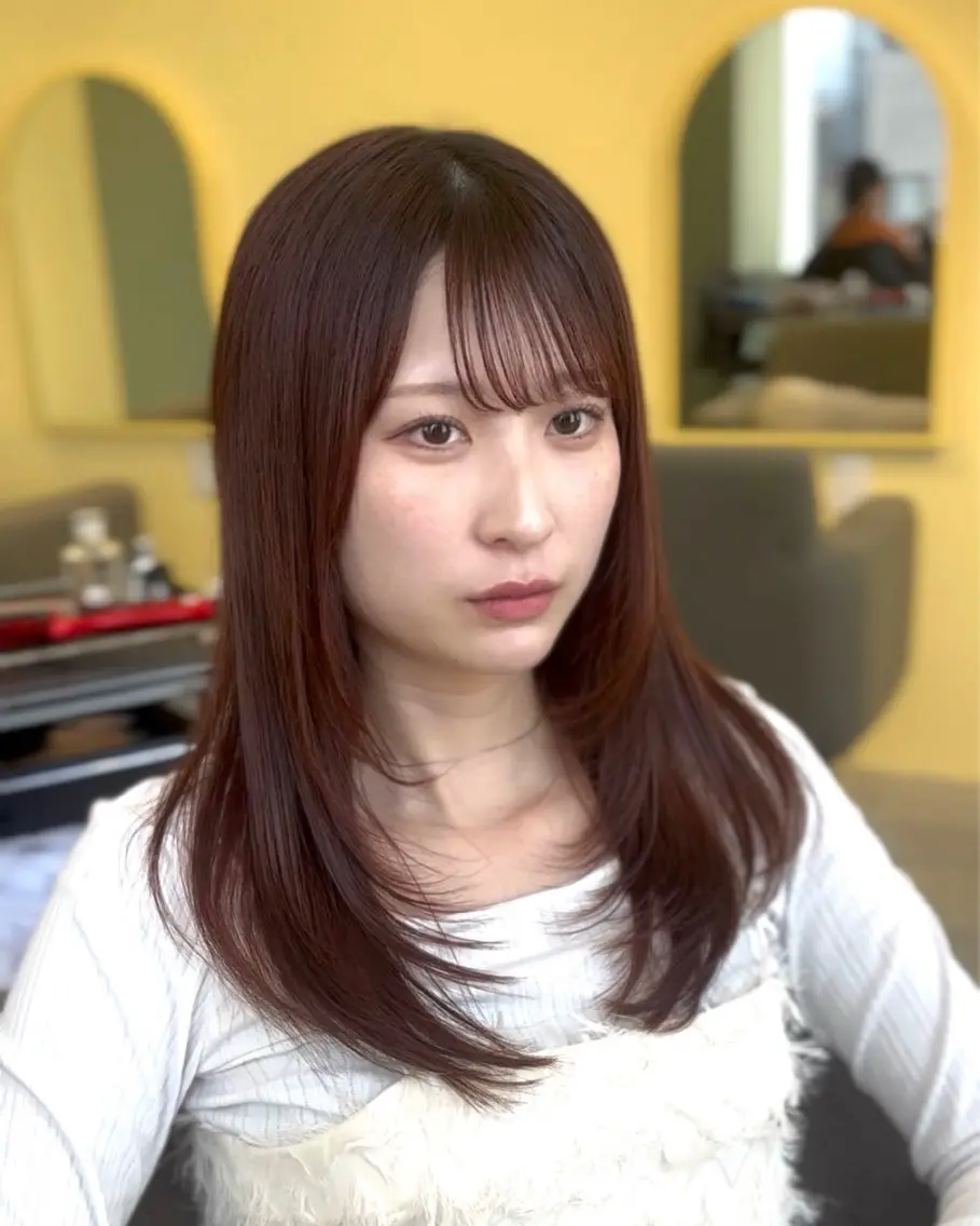 セミロング ʜᴀʀᴜɴᴀ /カットモデル募集中のヘアスタイル