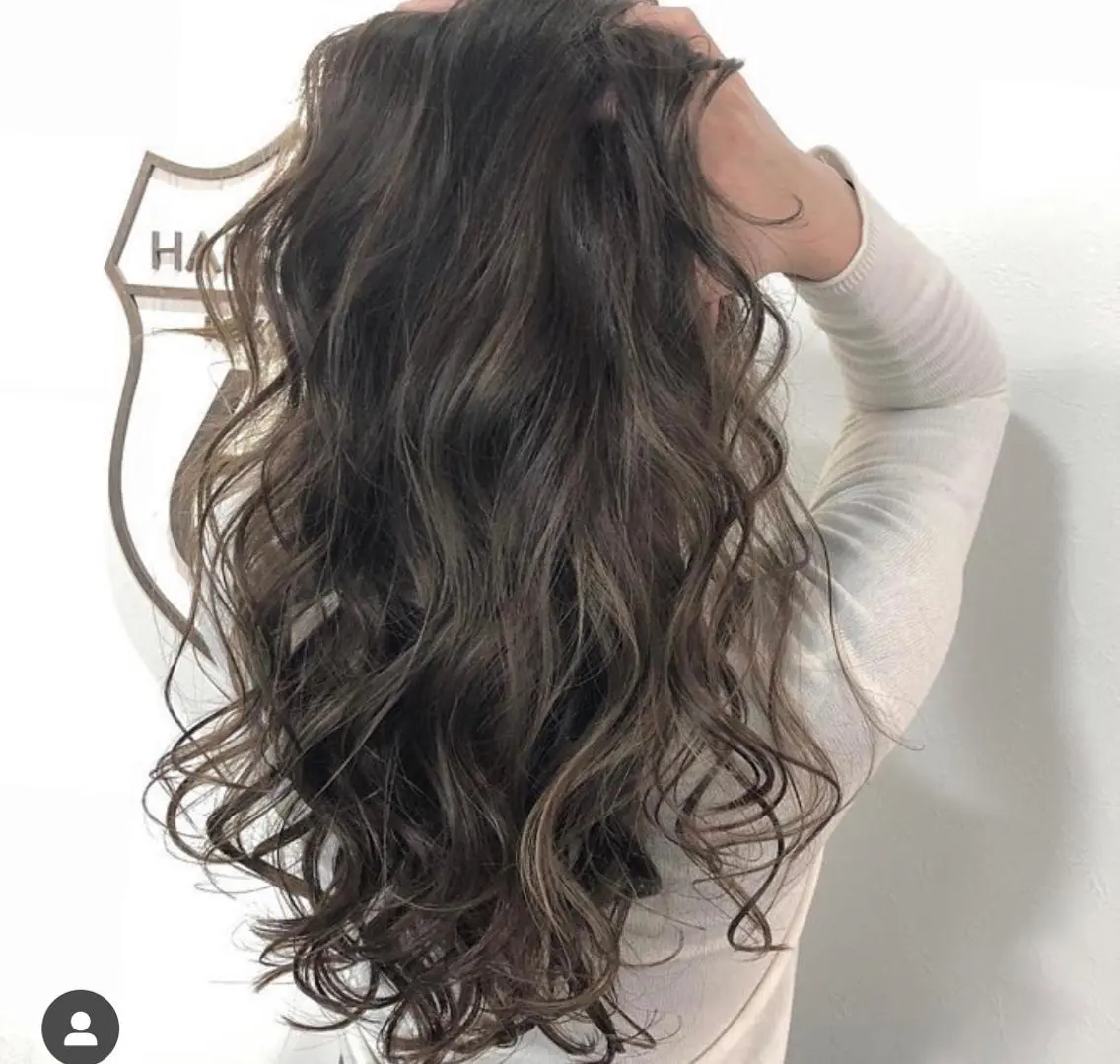 ロング カラー ヘアアレンジ ✨韓国/外国人風✨ 江原巧のヘアスタイル