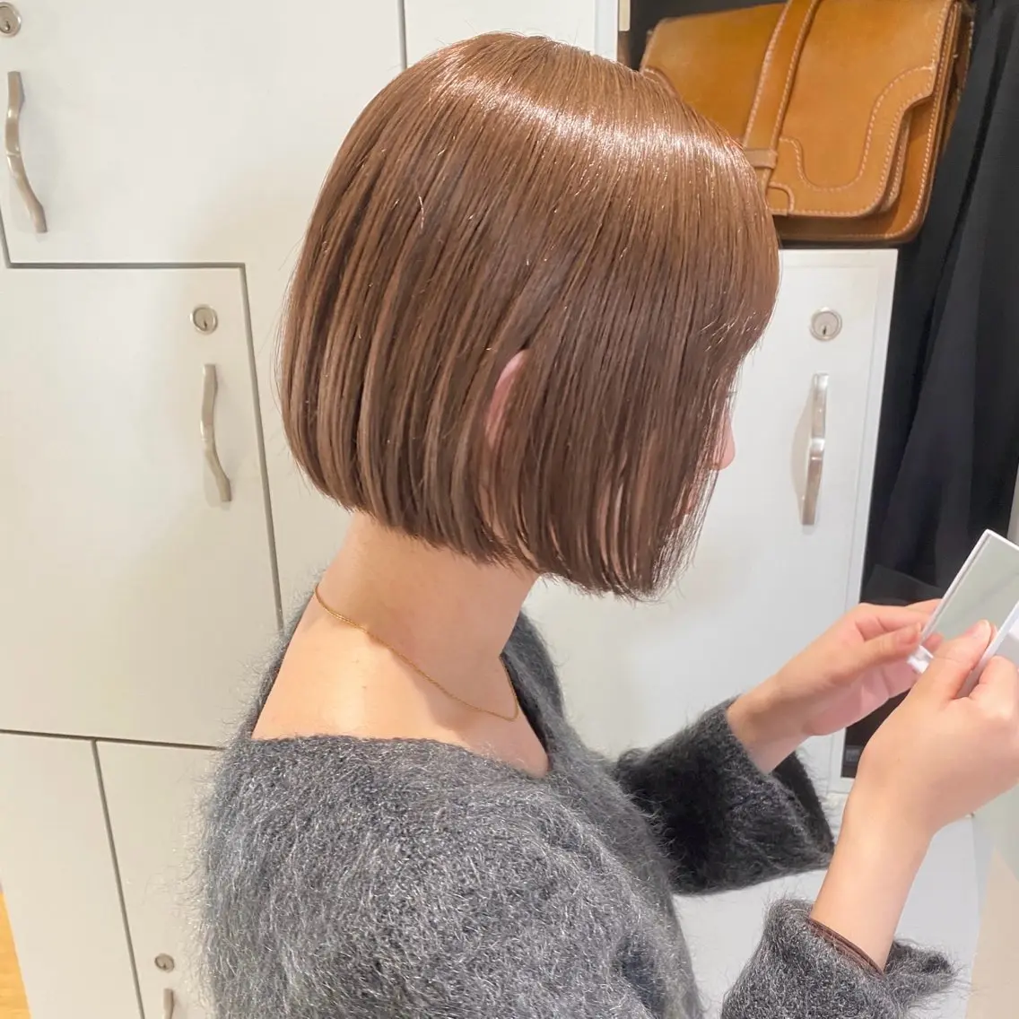 ショート カラー ボブ/ミニボブ 透明感カラーkadoのヘアスタイル