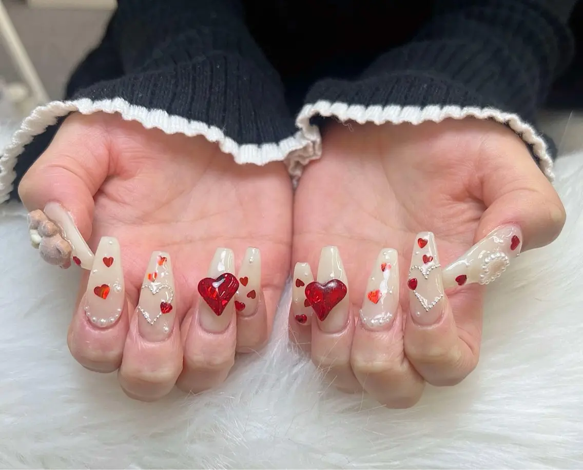 ネイル グラデーション キラキラネイル ワンカラーネイル 冬ネイル Jenn Nail Salonのネイルデザイン