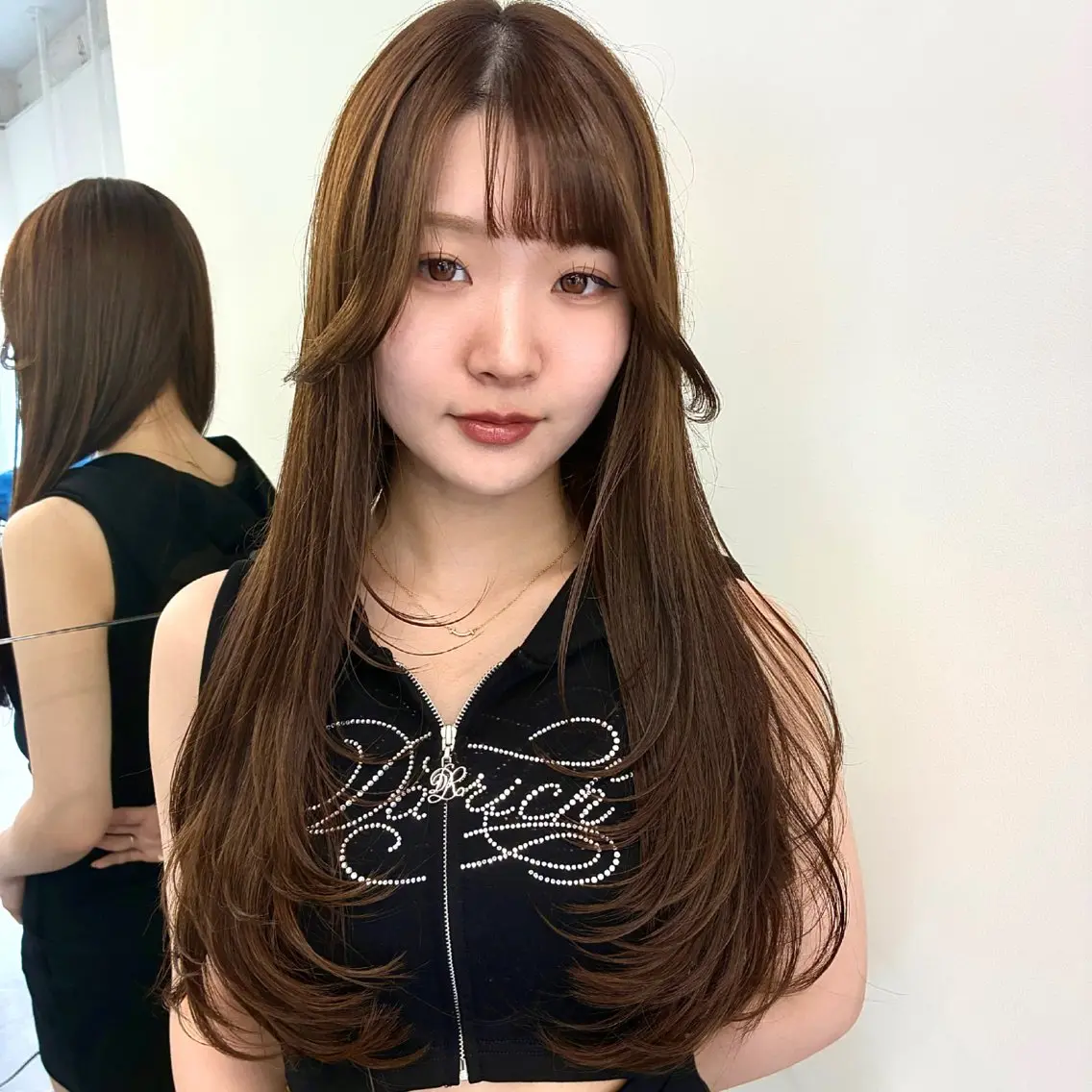 ロング レイヤーカット カット 森 隆秀/韓国ヘアのヘアスタイル