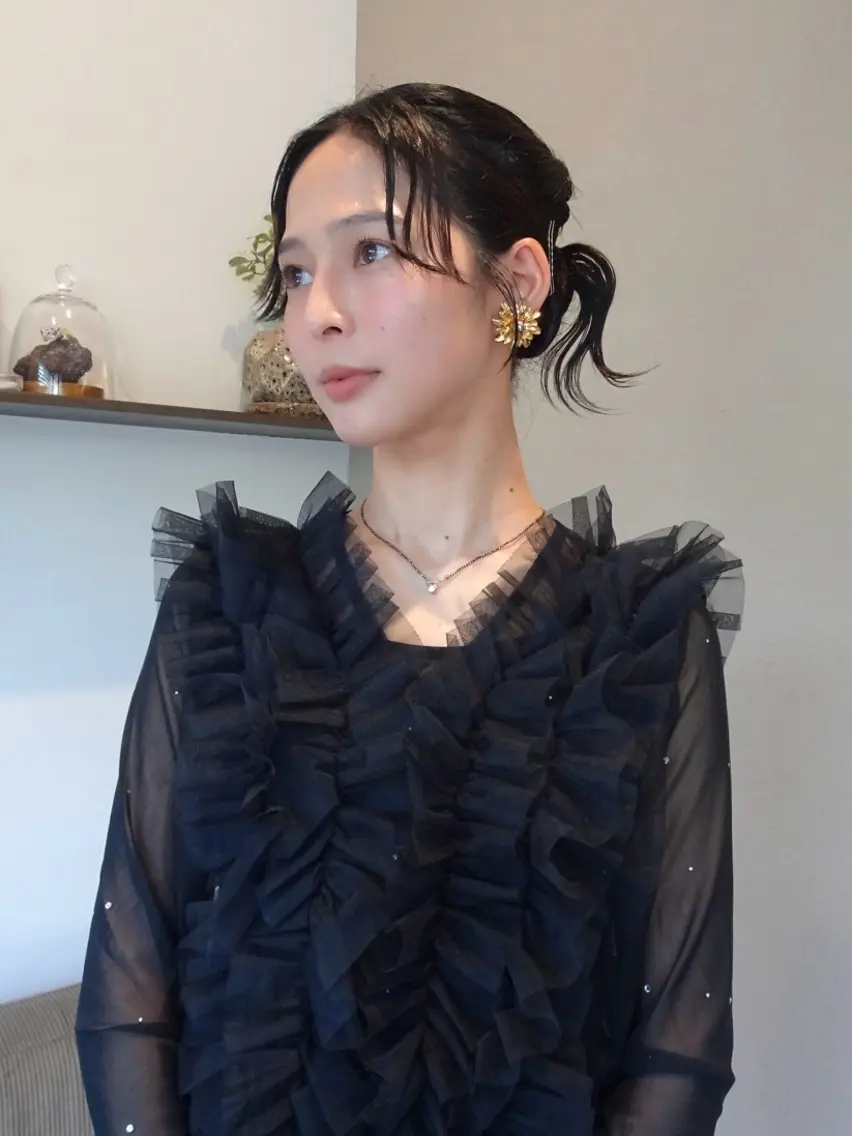 フルオーダーヘアセット🦢:*+【タイト、ゆるふわ、個性派などなんでもアレンジ可能です🥣♪】の写真
