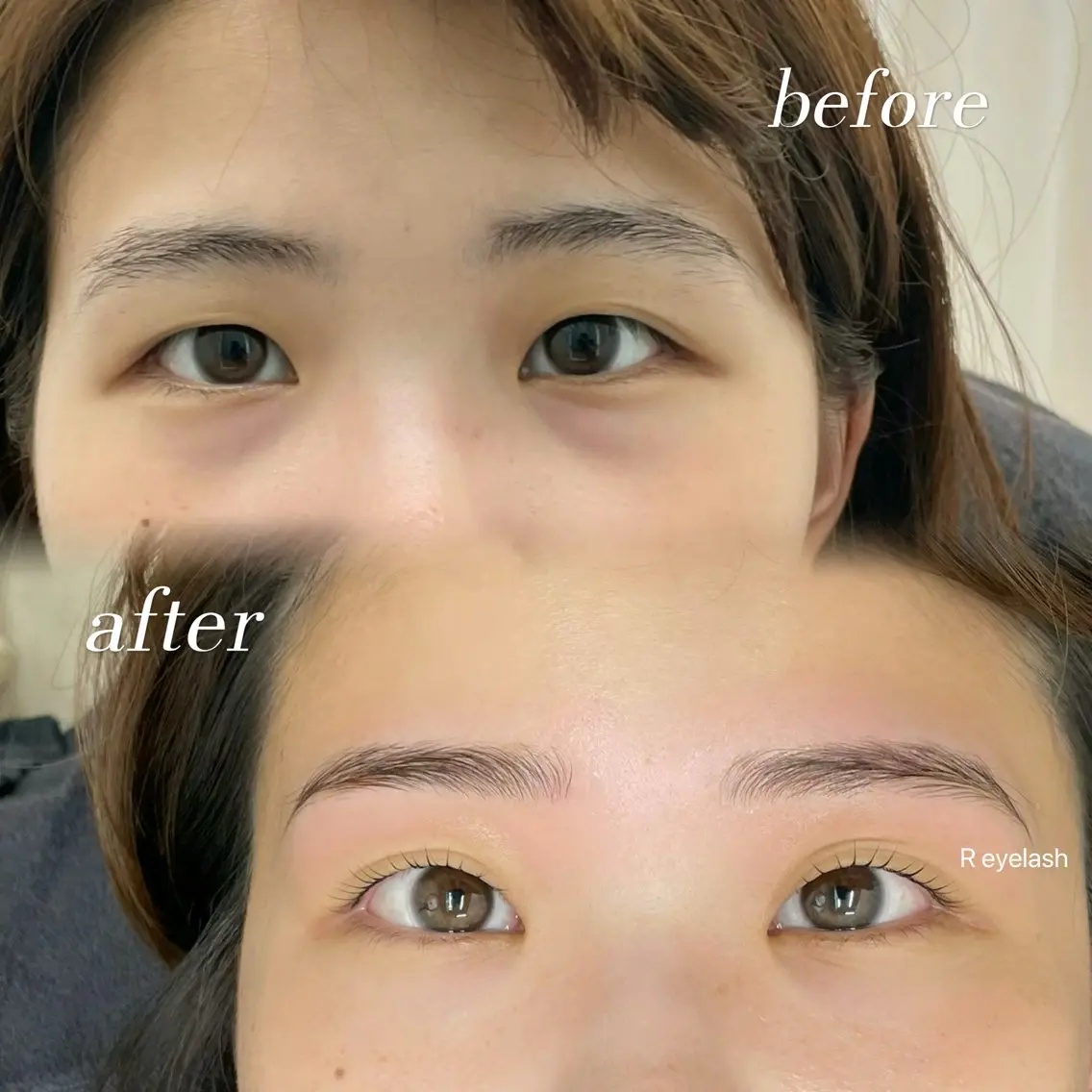アイブロウ マツパ 𝑹 eyelashのマツエク・マツパデザイン