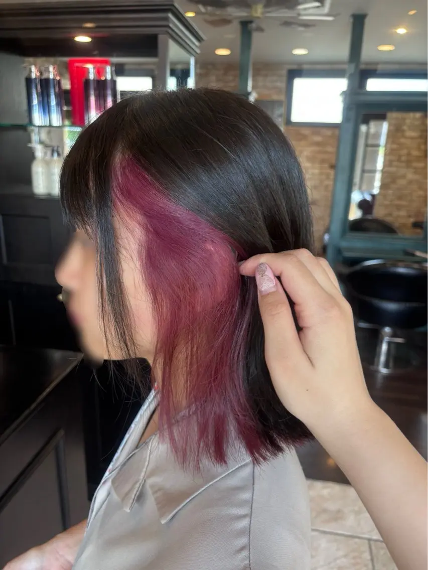 ショート ヘアカラー トリートメント mana 💟ダブルカラー💟のヘアスタイル