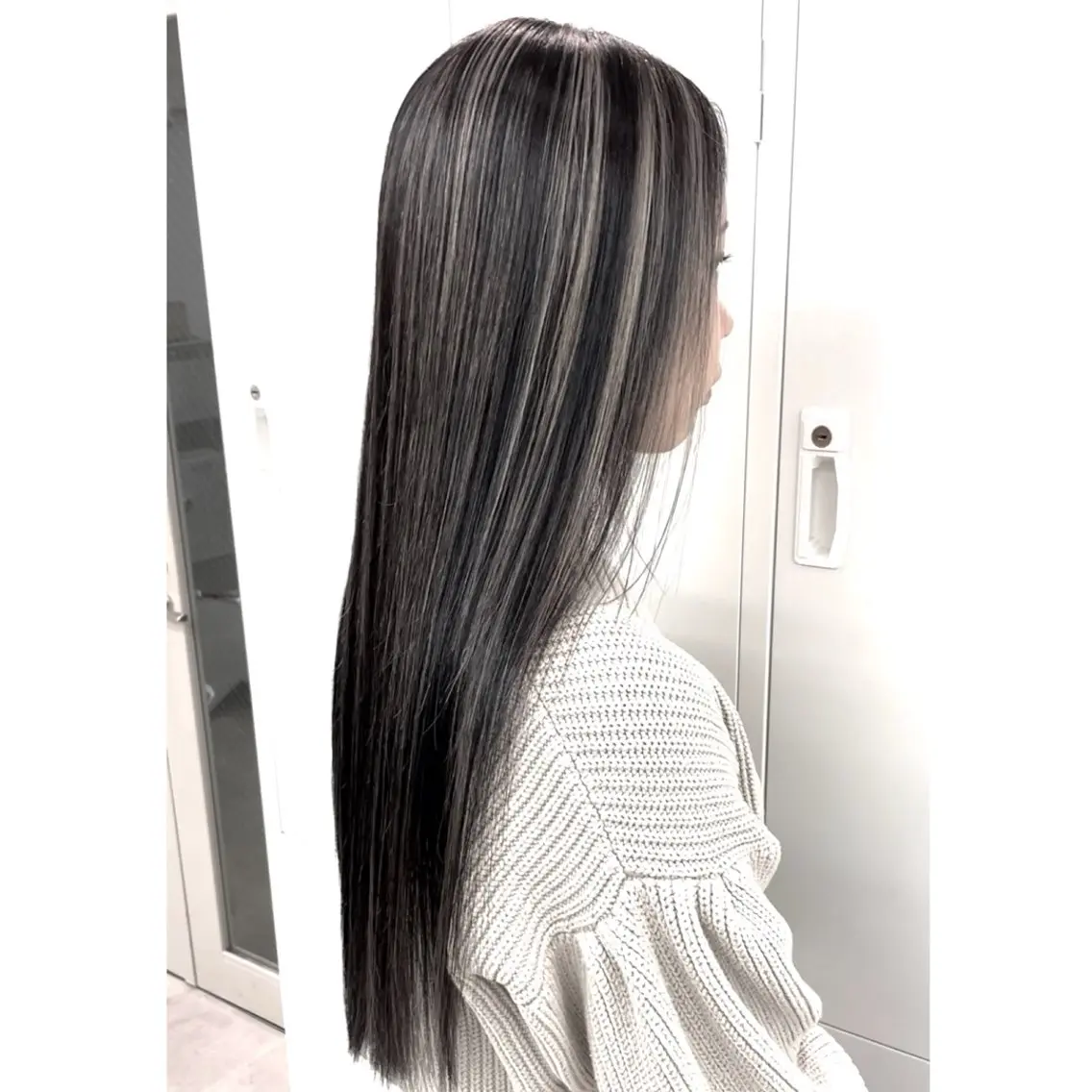 ロング カラー カット ヘアカラー トリートメント 奥山義進/大宮 /ダブルカラーのヘアスタイル