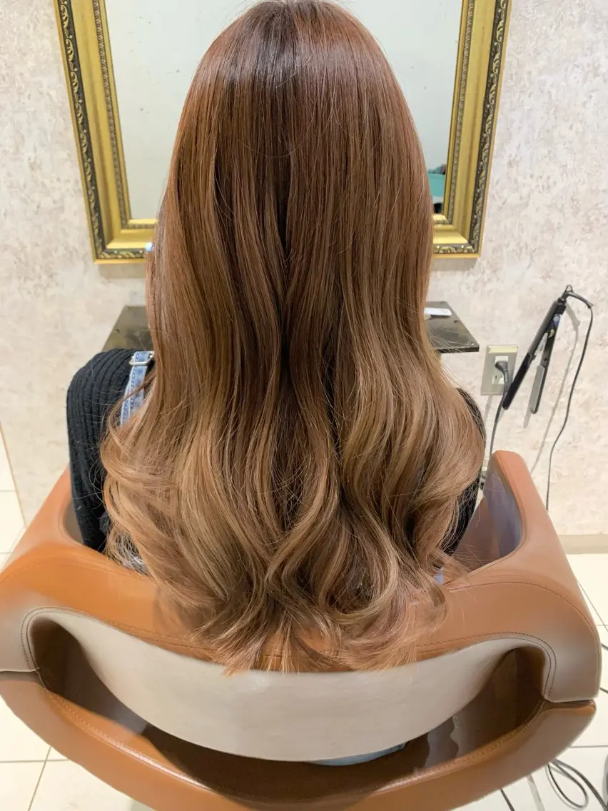 ロング MORISAKI ✂︎縮毛矯正のヘアスタイル