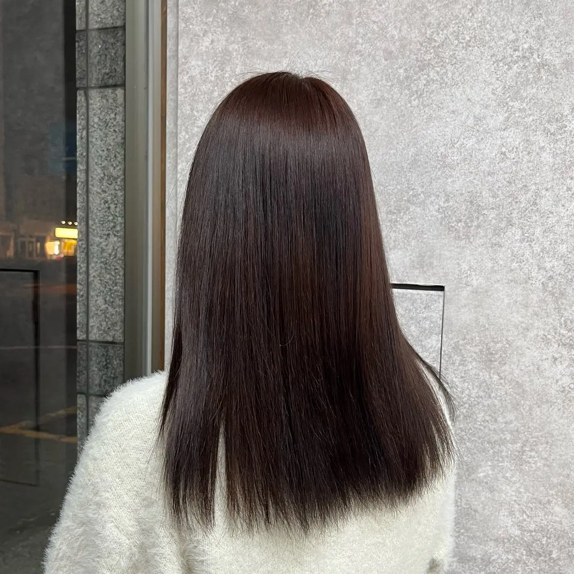 セミロング カラー SHUN/韓国/ レイヤー/透明感🖤のヘアスタイル