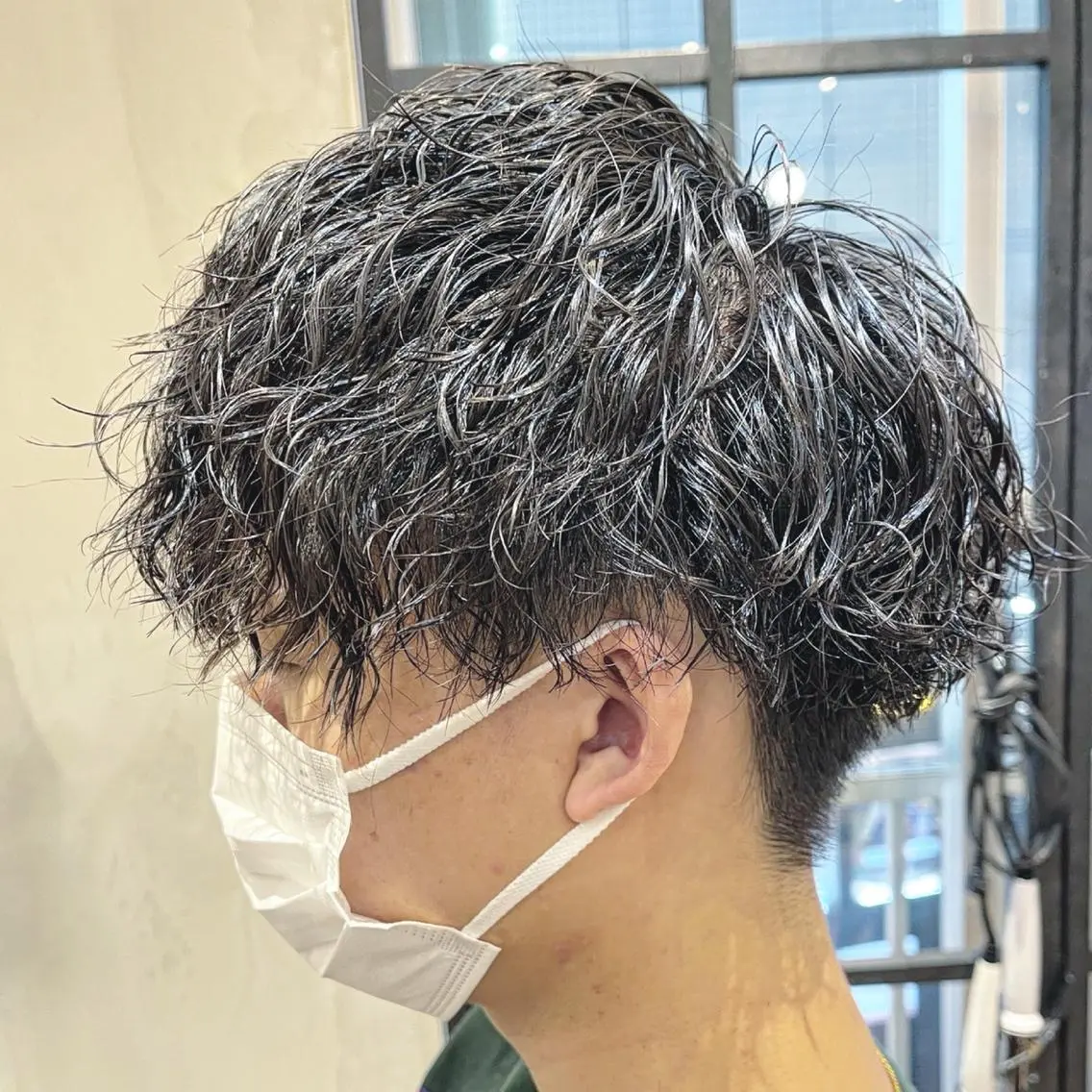 ショート パーマ メンズ 新宿メンズ専門 モテ清潔感パーマ特化のヘアスタイル