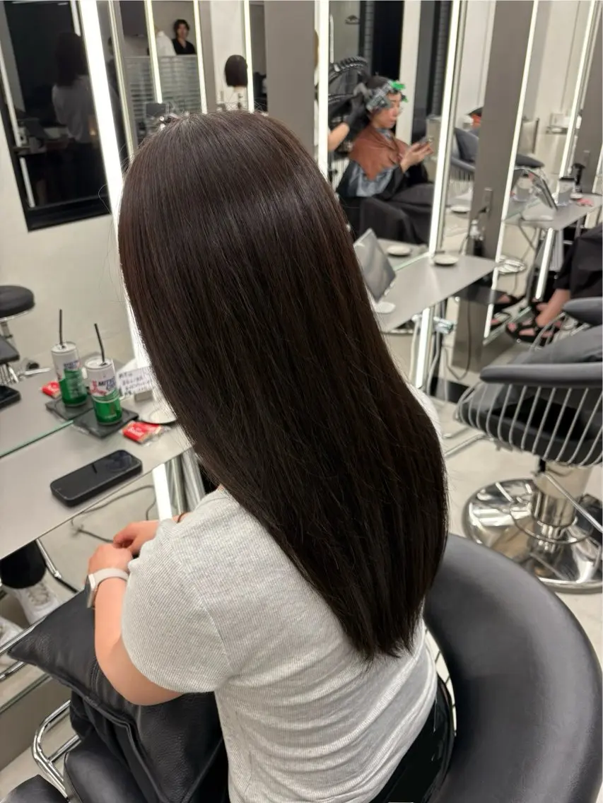 ロング カラー 瀬守 秀哉のヘアスタイル