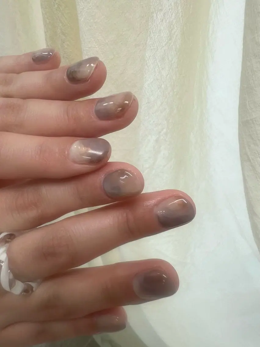 ネイル ハンドネイル nuás nailのネイルデザイン