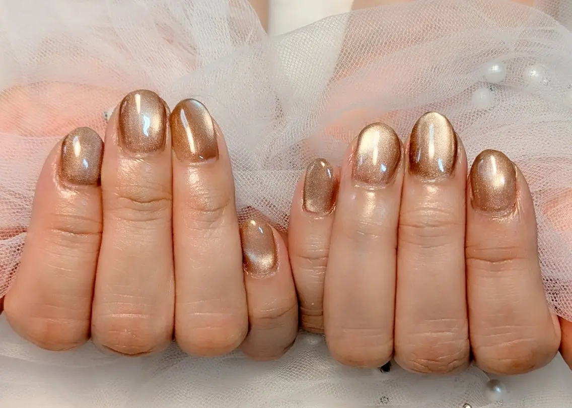 ネイル マグネットネイル マグネットワンカラー オフィスネイル ワンカラーネイル ハンドネイル m&pPrivate nailsalonのネイルデザイン
