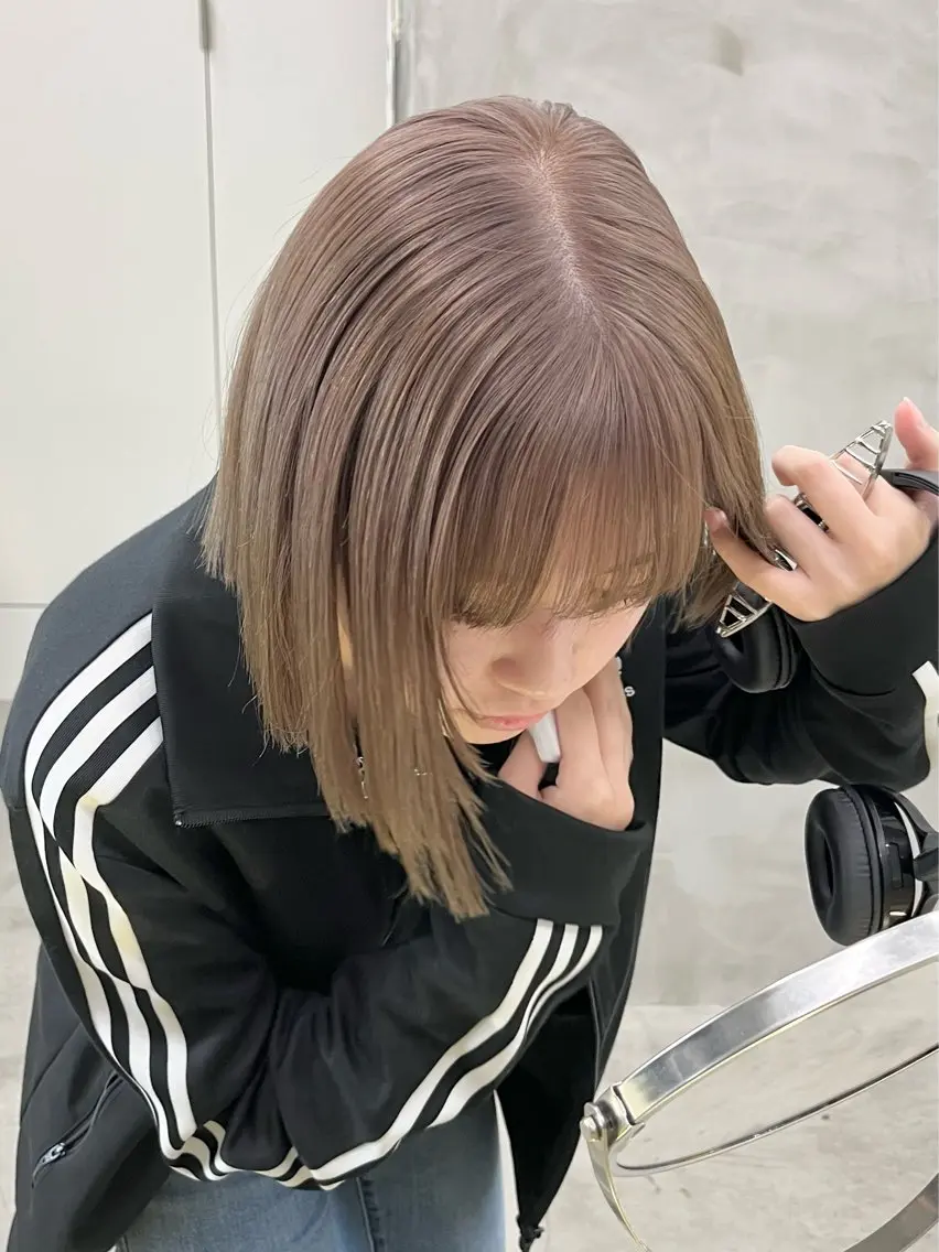 カラー ヘアカラー トリートメント ヘアセット 🌿似合わせ透明感 カラー松本朋幸🌿のヘアスタイル