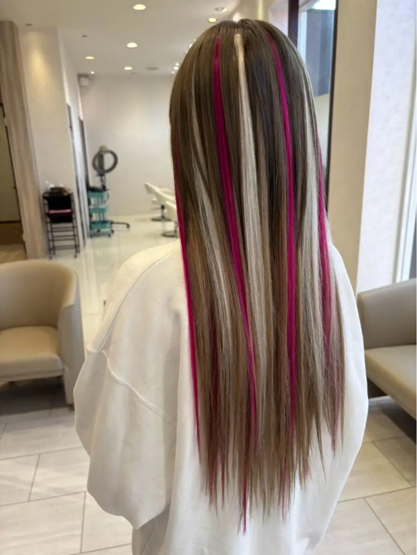 エクステ おおい まほのヘアスタイル
