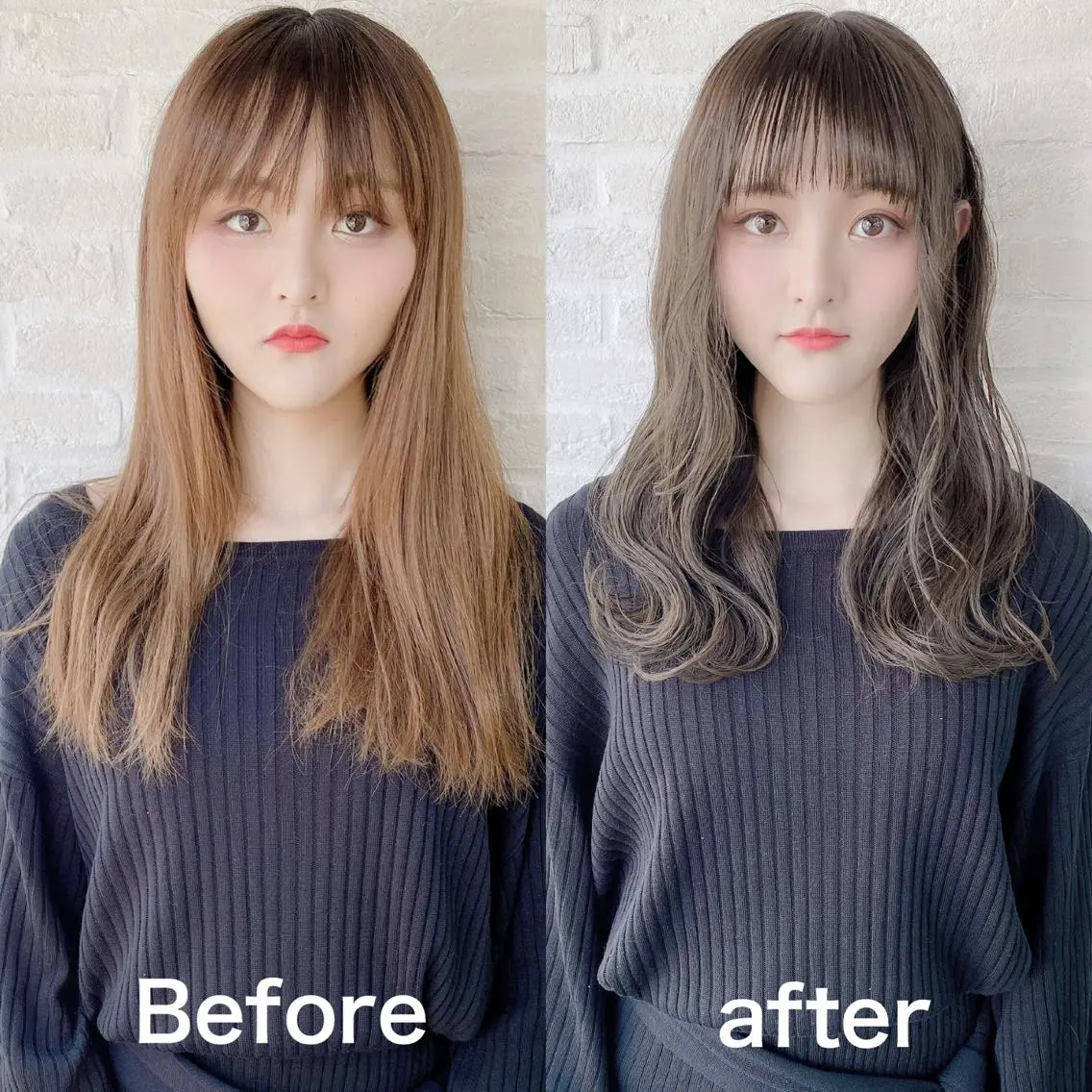 セミロング 似合わせカット 前地 麻衣のヘアスタイル