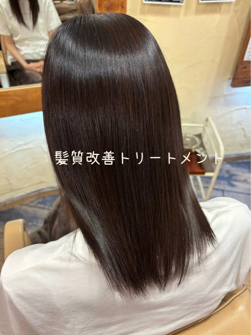 セミロング 大鹿 数馬のヘアスタイル