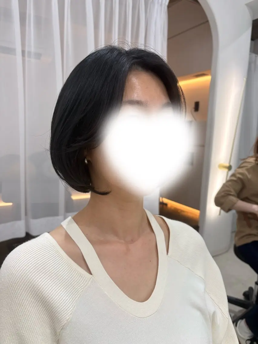 ショート カット ワンカールで決まる レイヤーカット‎🤍のヘアスタイル