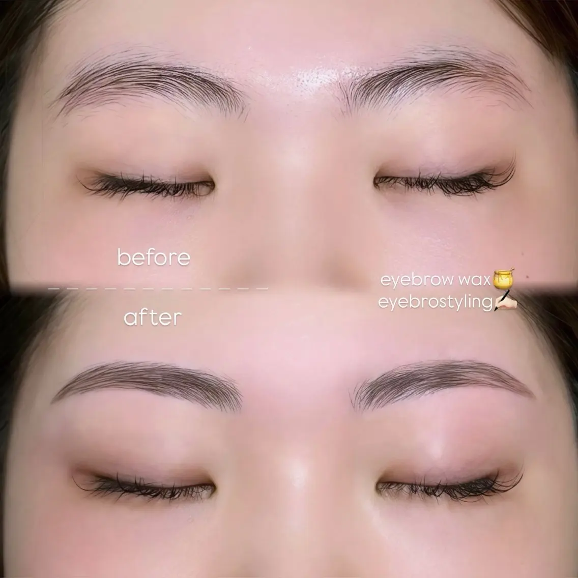 アイブロウ ワックス脱毛 Unknown. SANA💎のマツエク・マツパデザイン
