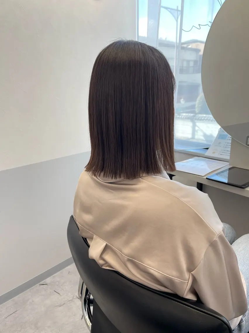 ミディアム カラー カット ヘアカラー トリートメント 🌷tocca Mai🌷のヘアスタイル