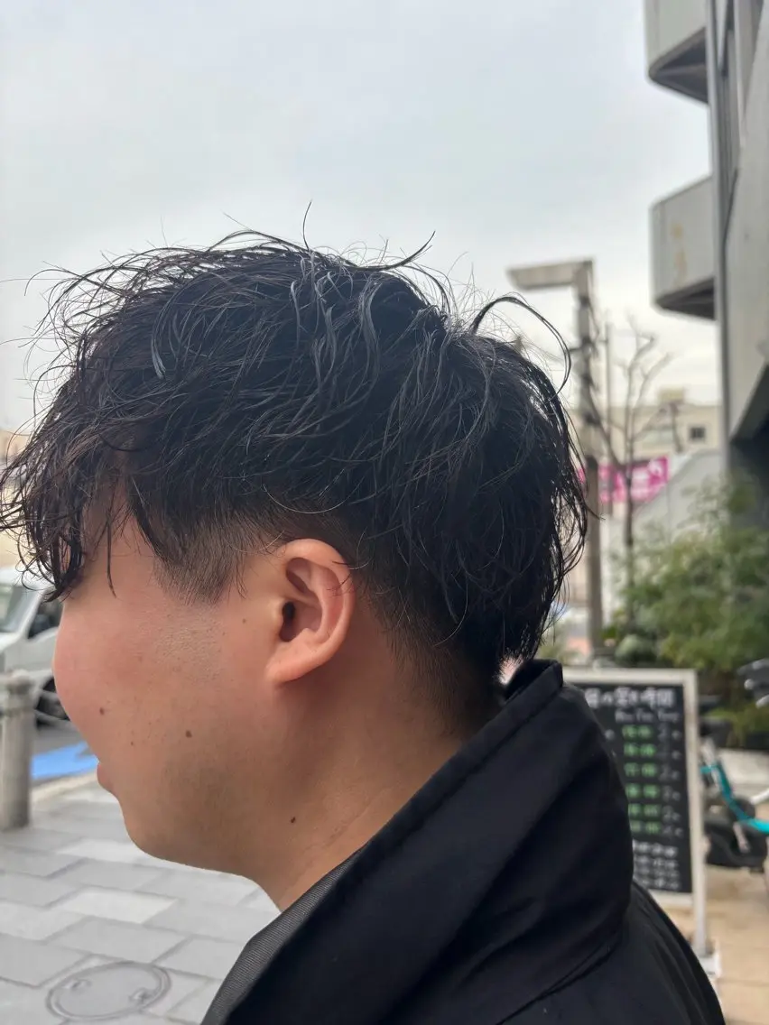 パーマ メンズ 🐰K+Plus🐰 まゆ🐰のヘアスタイル