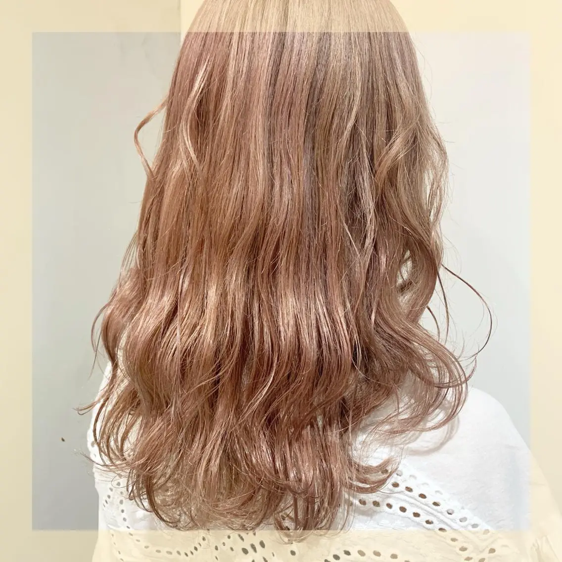 セミロング カラー ヘアアレンジ ヘアカラー トリートメント ヘアセット 🫧柔色/トレンド カラー/川辺晴加のヘアスタイル