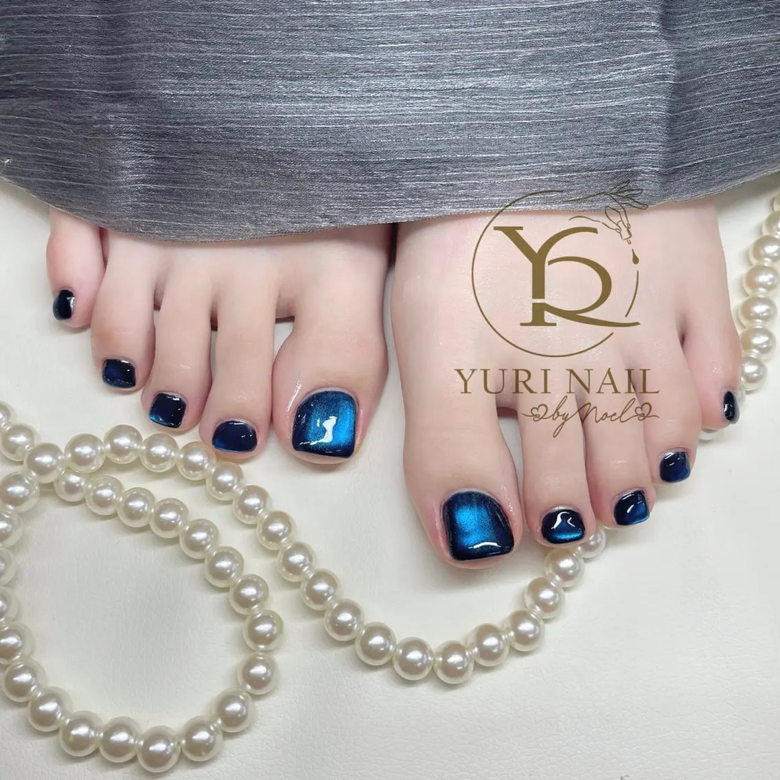 ネイル チークネイル フットネイル フレンチネイル グラデーション キラキラネイル ハンドネイル フットネイル ハンドケア YURI Nail Funabashiのネイルデザイン