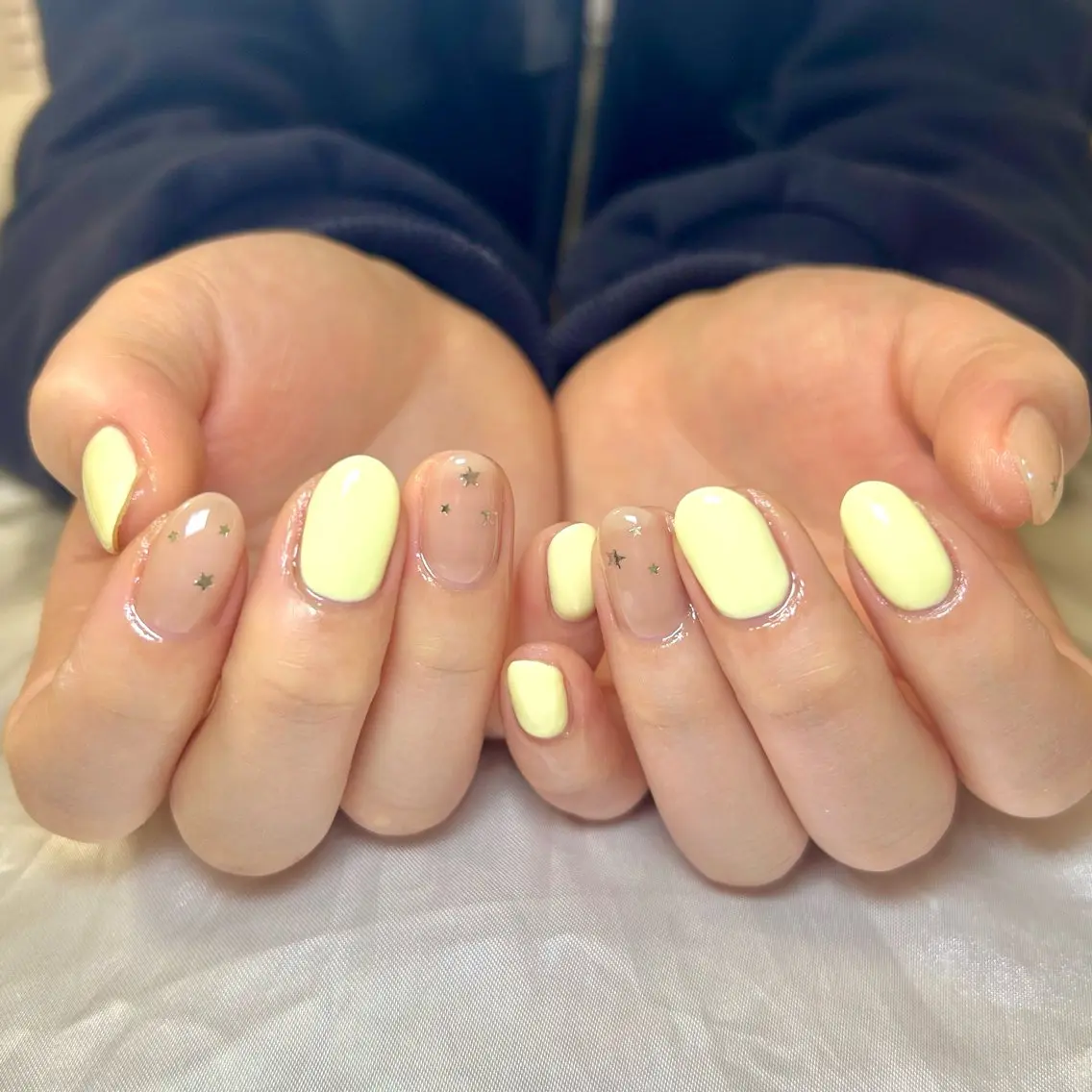 シンプルネイル☆★¥6300次回予約¥300引‎き𖤐 ̖́-‬の写真