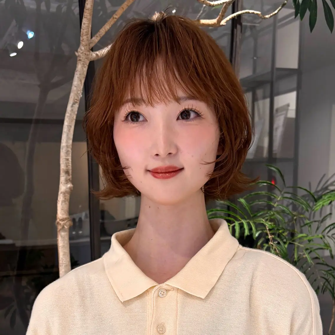 ショート カラー カット 透明感/レイヤー /ボブ/本田 聖のヘアスタイル