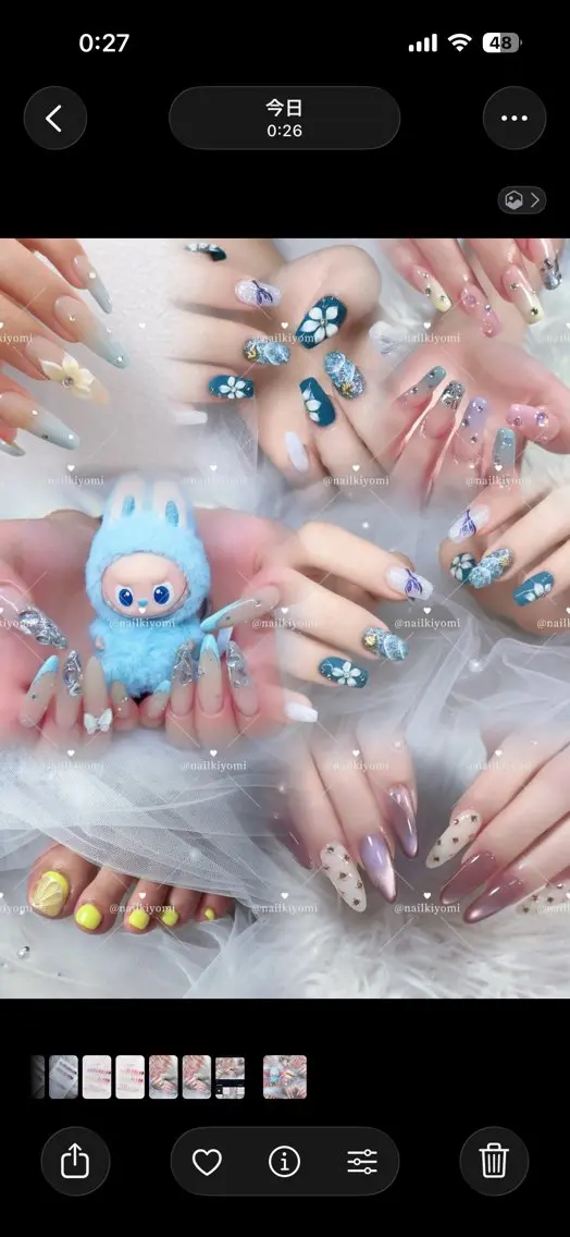 ネイル ハンドネイル 🦋Kiyomi. 🦋のネイルデザイン