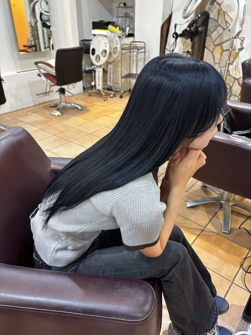ロング カラー 透明感カラー ヘアカラー 菅 陽比輝 【LEE甲子園店】のヘアスタイル