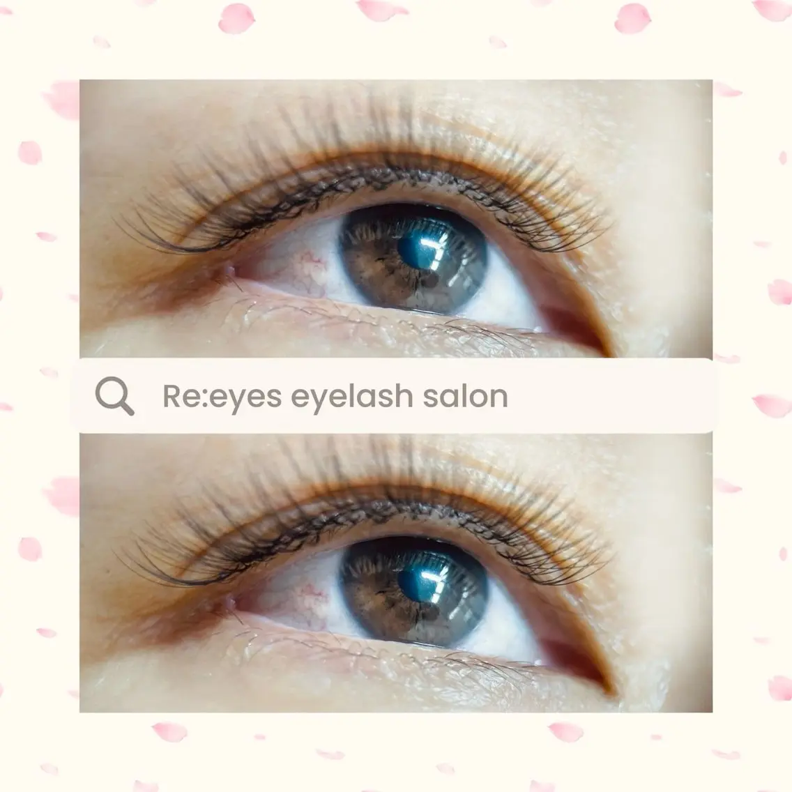 マツエク・マツパ ナチュラル ボリュームラッシュ Re:eyes🌙 〜リアイズ〜のマツエク・マツパデザイン