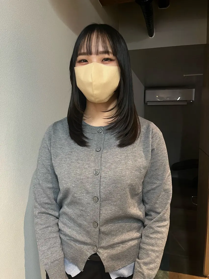 ミディアム 三浦 ふたばのヘアスタイル