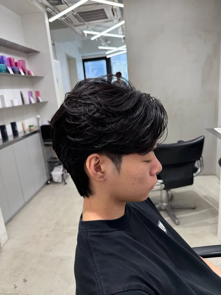 メンズ 深谷 侑亮のヘアスタイル