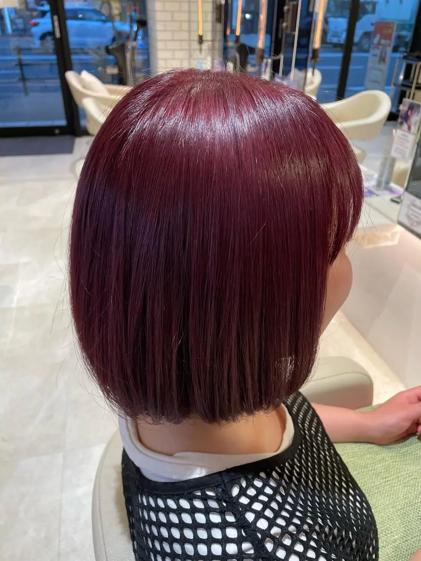【🩵ダメージレス透明感カラー🩵】カット+イルミナカラー+髪質改善Aujua4ステップトリートメントの写真