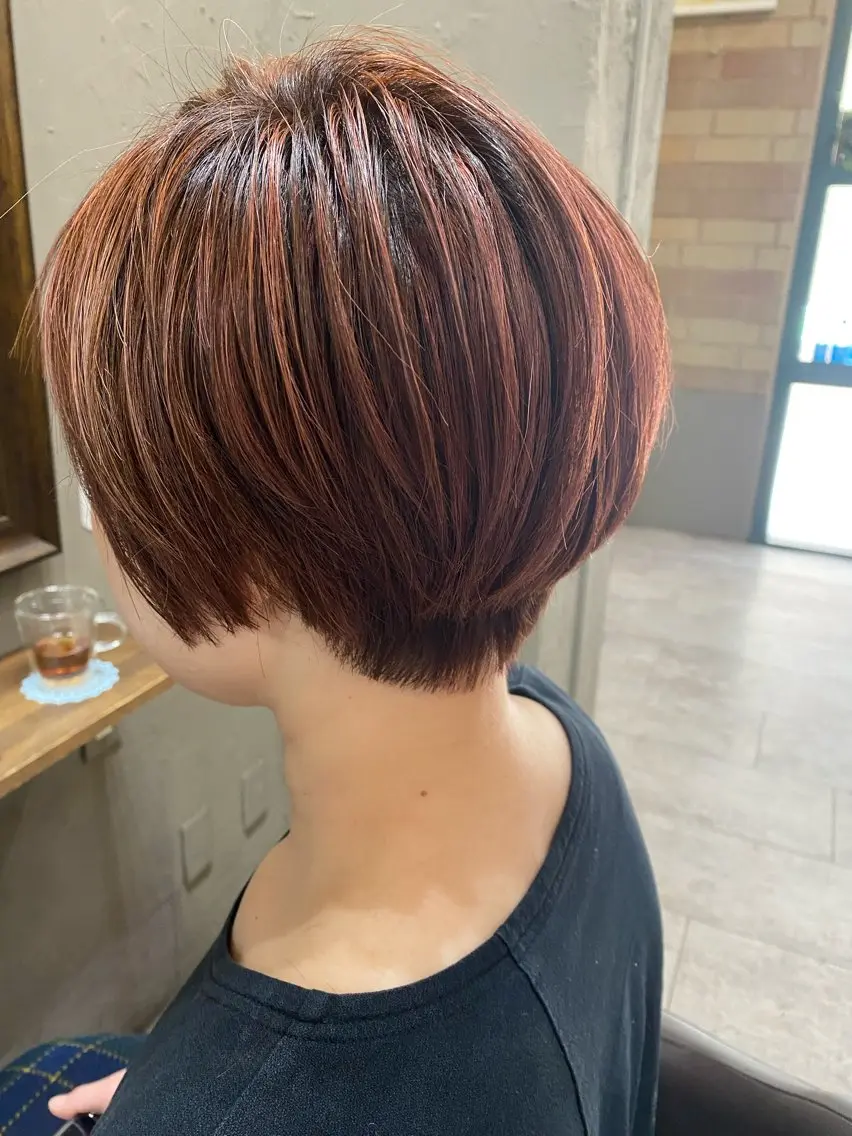 ショート ハイライト ヘアメイクエルテ Yukikoのヘアスタイル