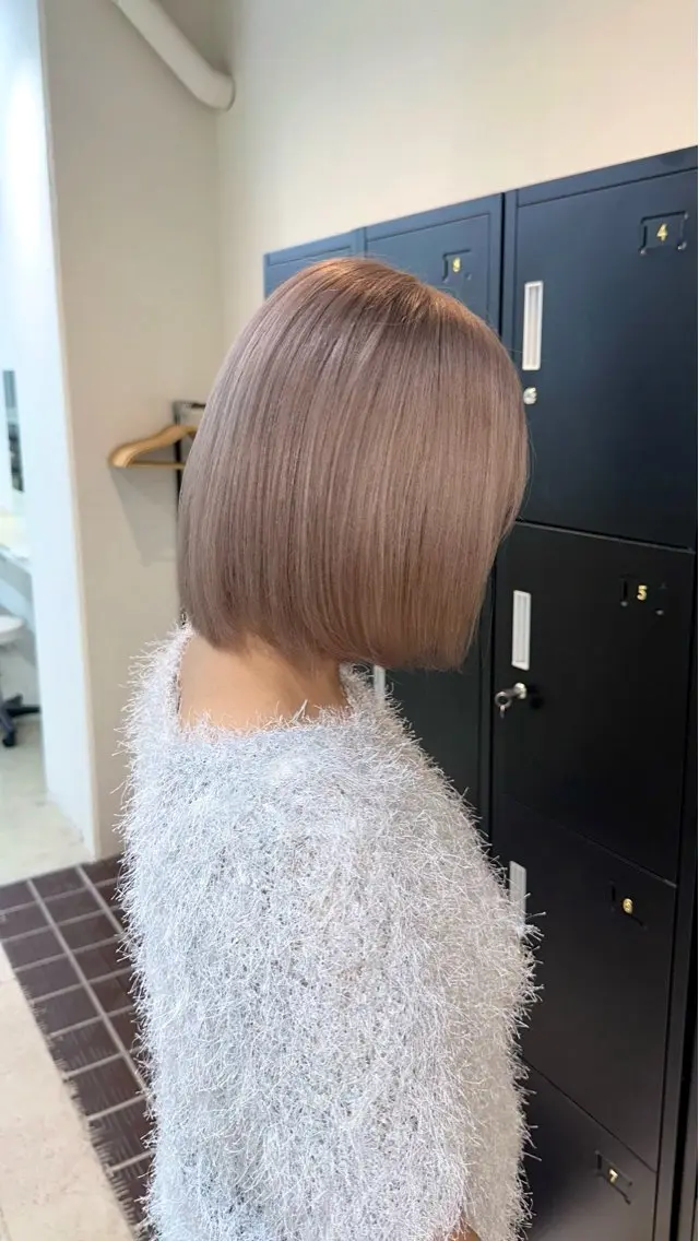 ミディアム カラー ヘアカラー トリートメント ブリーチ/ハイトーン 🧚🏻HARUKAのヘアスタイル