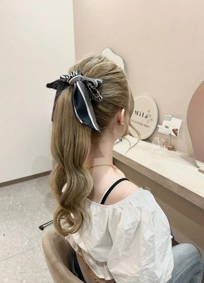 ロング Mila Hazukiのヘアスタイル