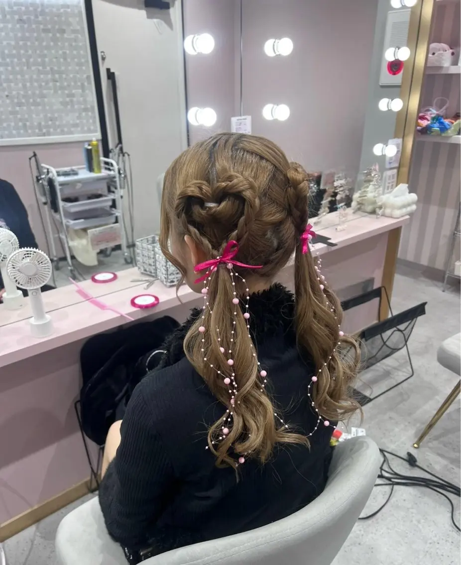 ヘアアレンジ lien eriiのヘアスタイル