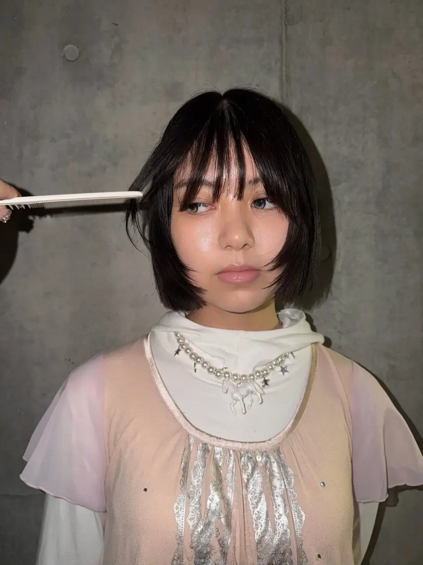 カラー 透明感カラー ヘアカラー ⠀ towaのヘアスタイル