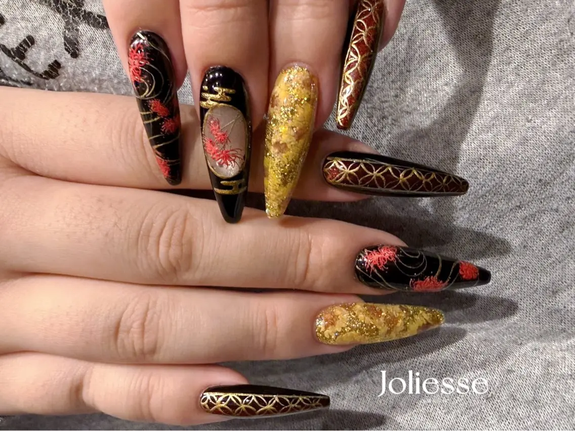 ネイル ゴールド Joliesse nail salonのネイルデザイン
