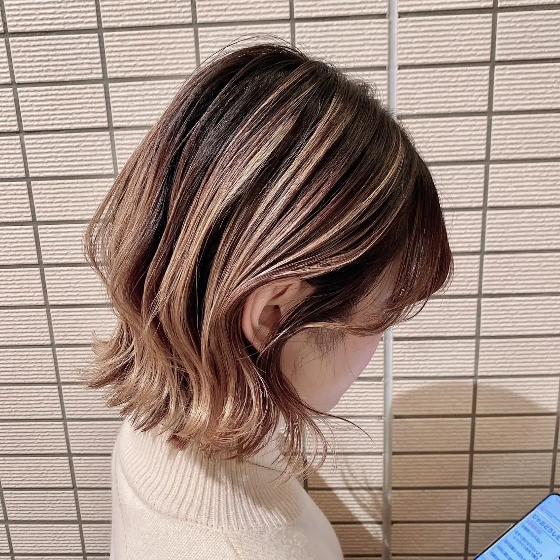 ショート ボブ くびれヘア レイヤーカット 林 大貴のヘアスタイル