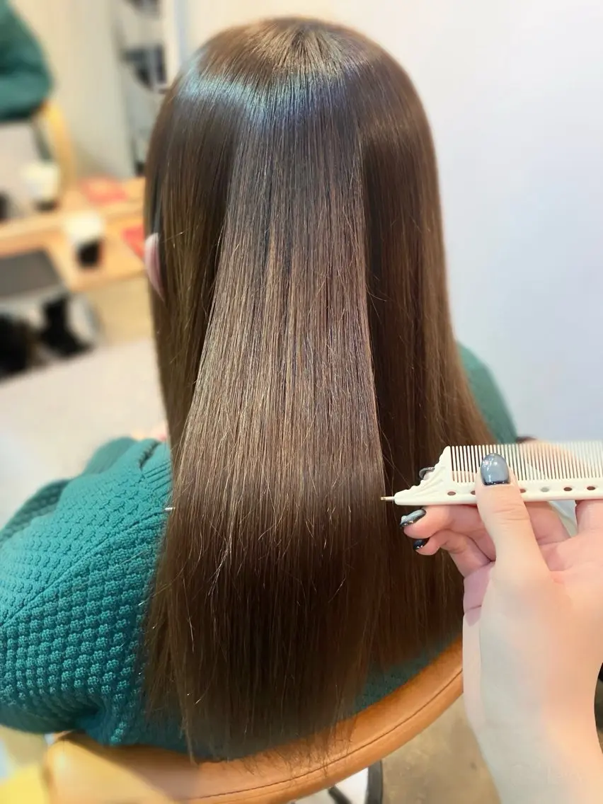 〘 💫ダメージレス矯正💫〙酸性ストレートの写真