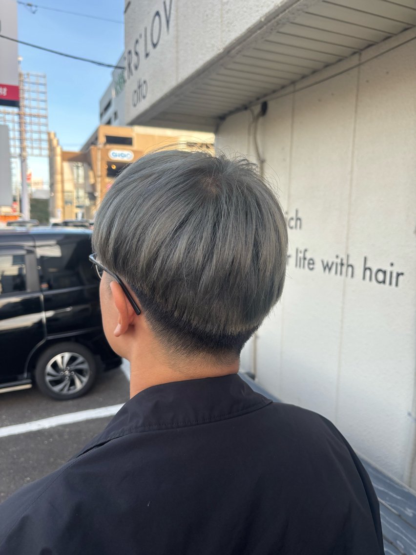 ショート カラー メンズ カット ヘアカラー pers'lov yoneyaのヘアスタイル