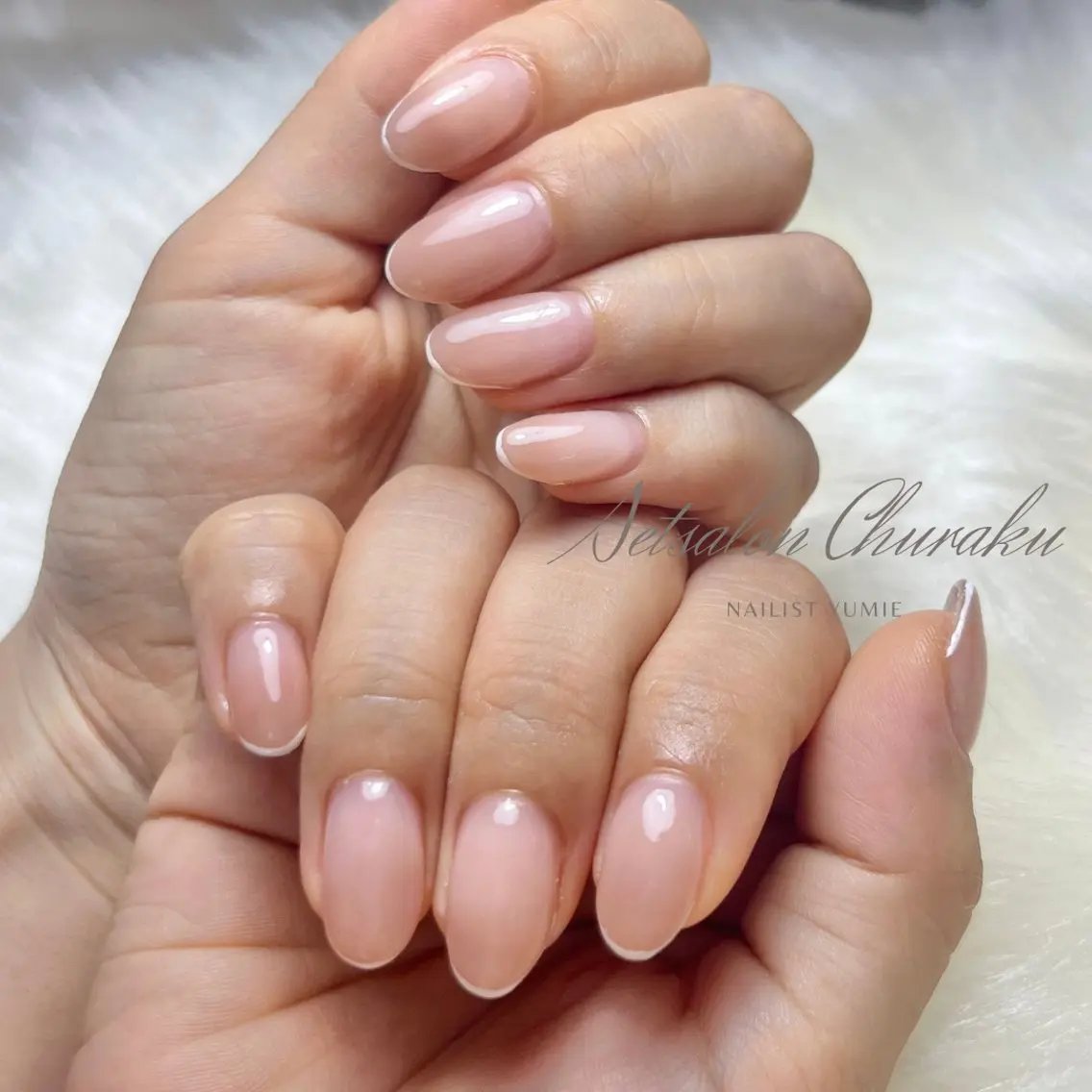 ネイル フレンチネイル ハンドネイル NAILSALON en+沖縄市美原のネイルデザイン