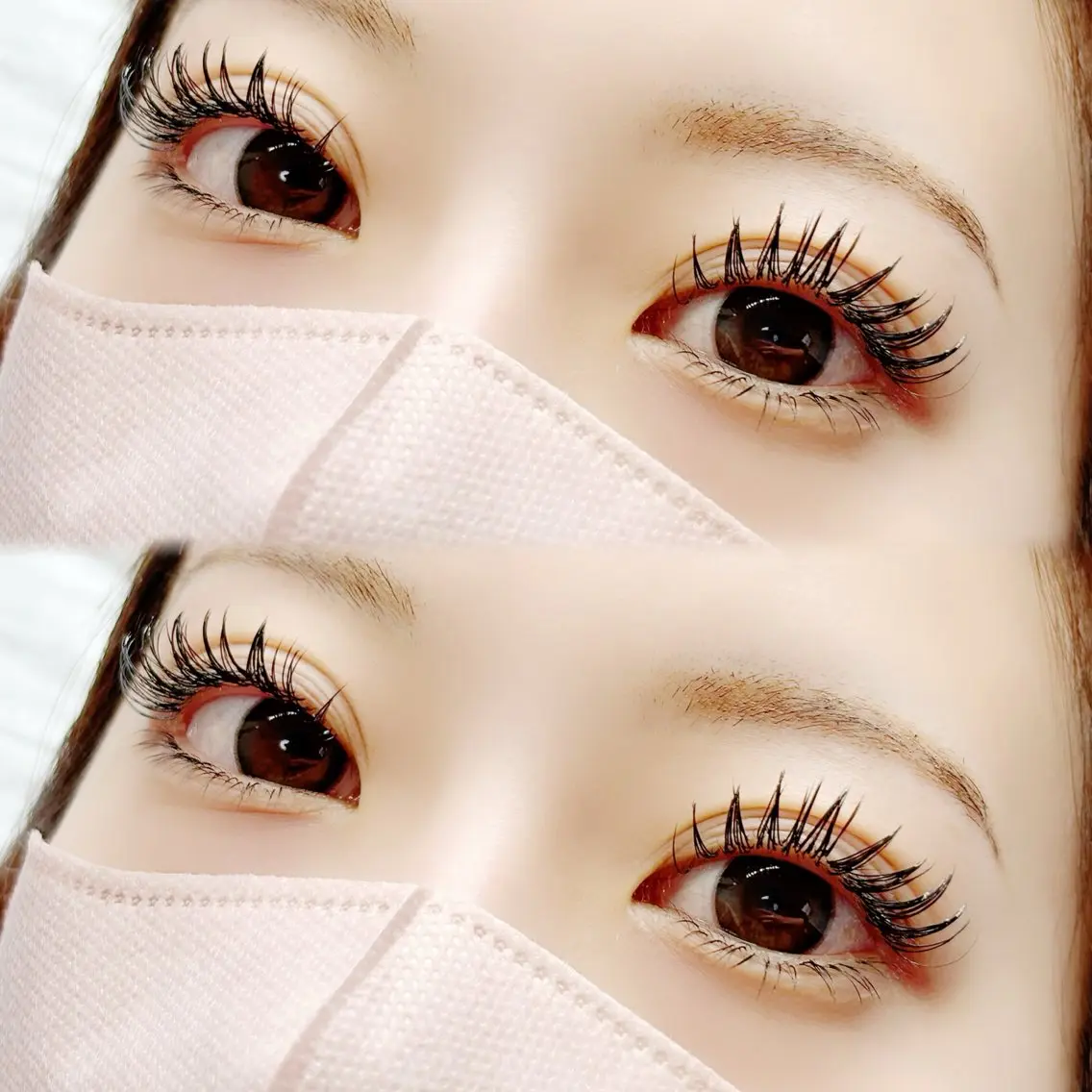 マツエク・マツパ 付け放題 フラットラッシュ マツエク eyelash le'aのマツエク・マツパデザイン