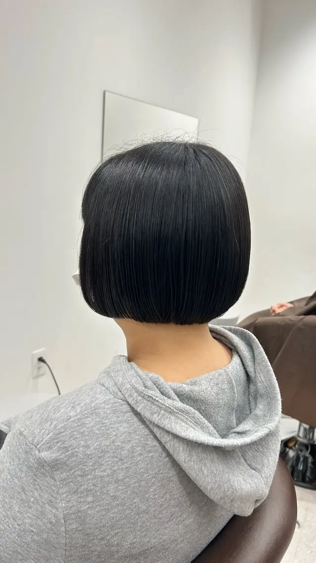 ショート ボブ 河田 日和のヘアスタイル