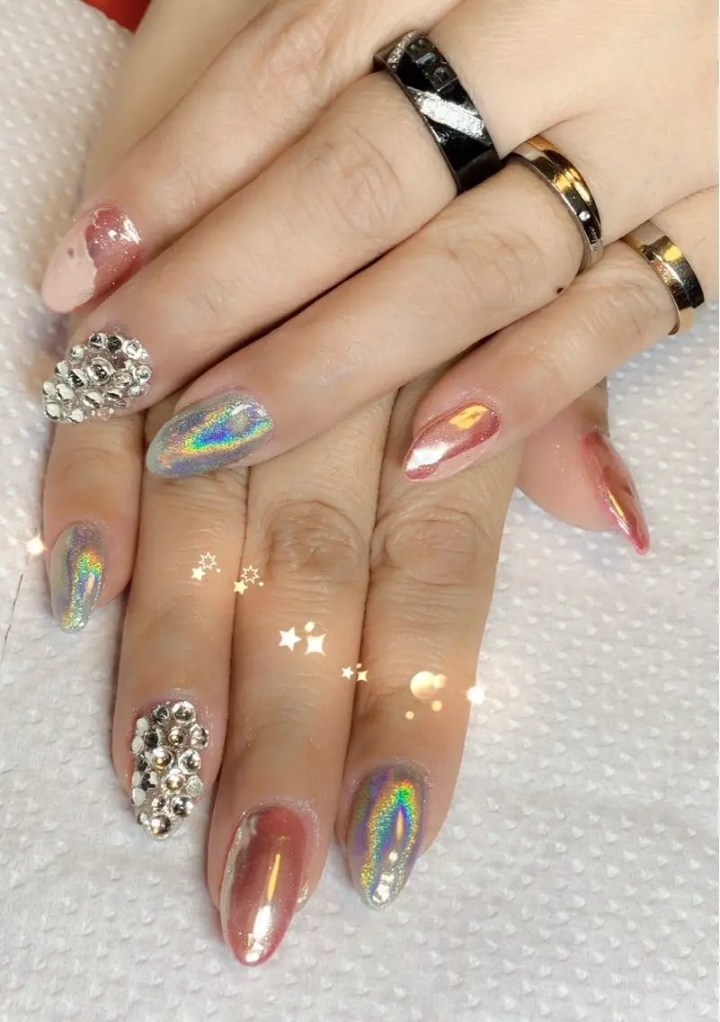 ネイル ハンドネイル glitter na ils AYAのネイルデザイン