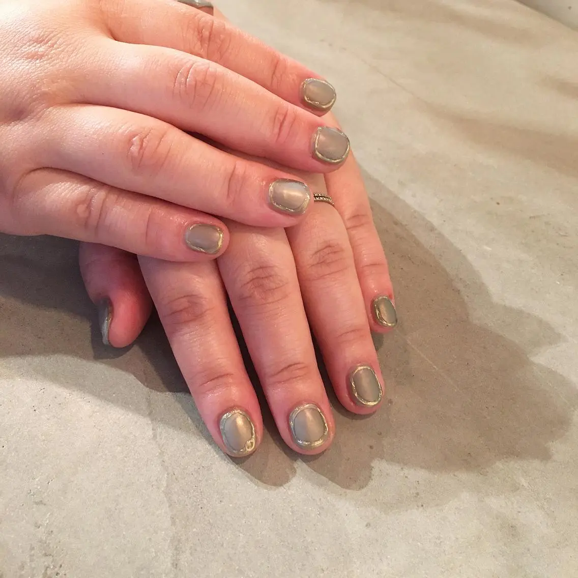 ネイル アートネイル 長さ出し ジェルネイル マットネイル ミラーネイル ハンドネイル nail salon Soeurのネイルデザイン
