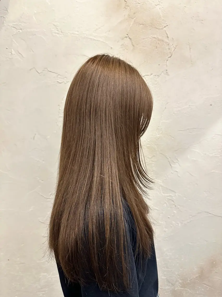 👗低ダメージ上質コース💇♀️カット+イルミナカラー+トリートメント🫧¥14,500〜(ロング料別)の写真