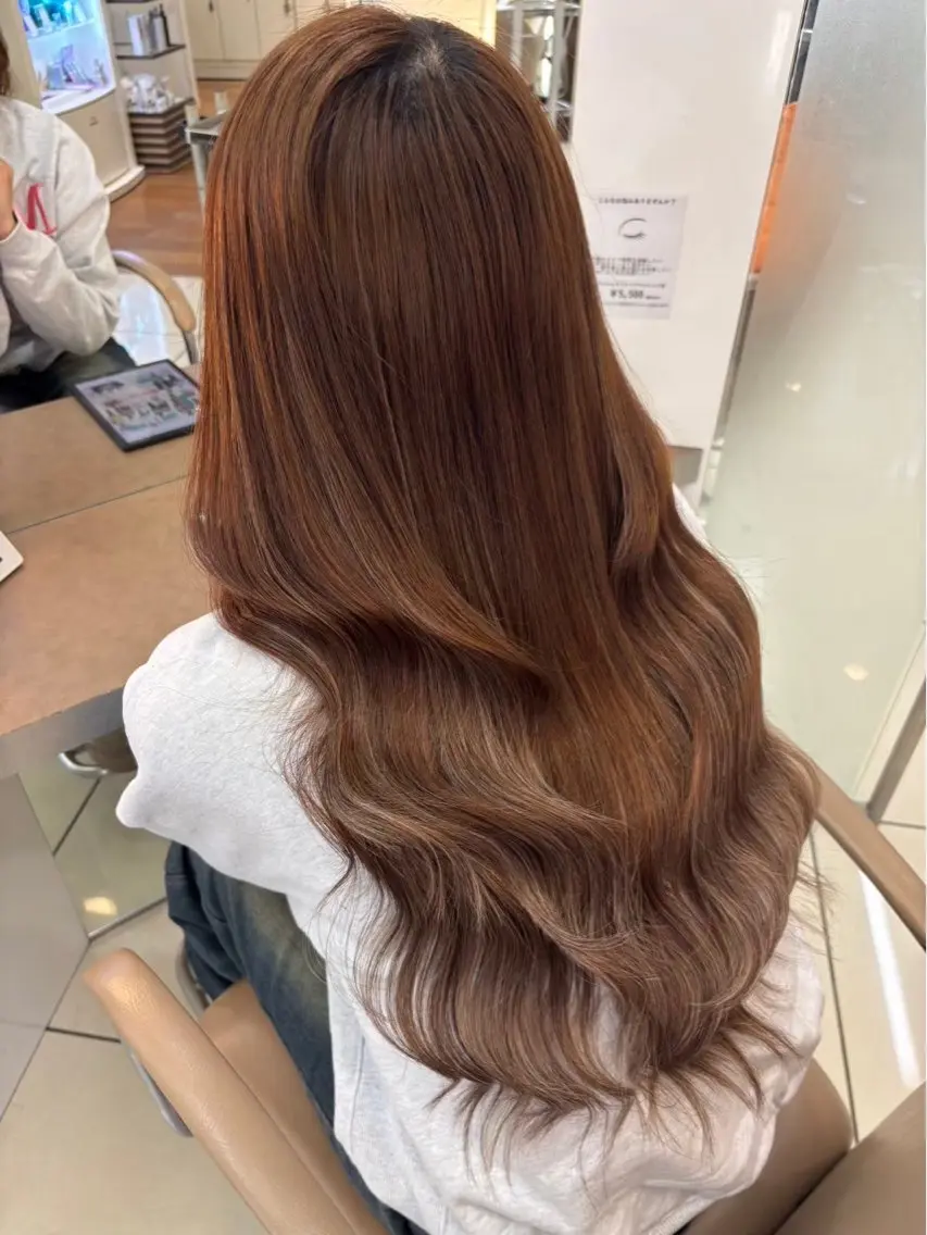 🍑トレンドカラー 🍑横浜のヘアスタイル